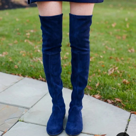 🫐Stuart weitzman suede lowland boots - Picture 4 of 6